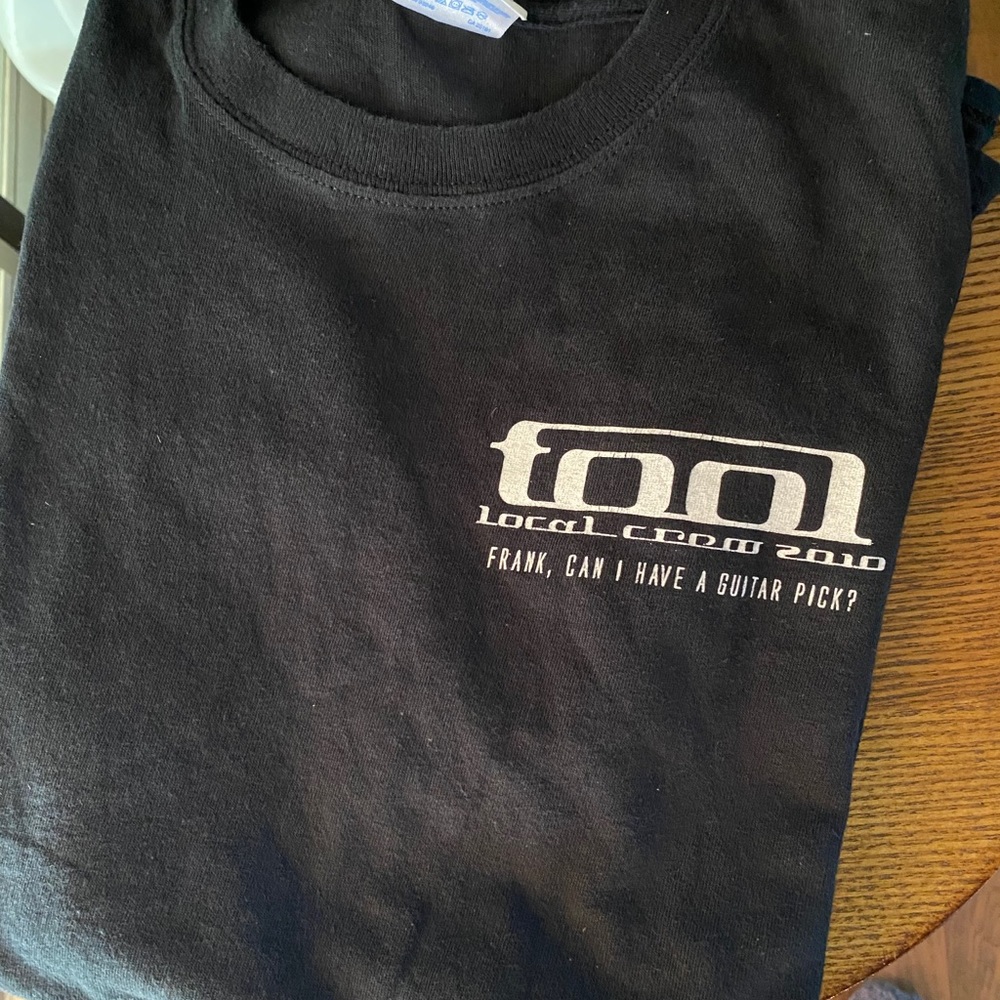 Tool 2010, Frank, Can I get a guitar pick? (Sold)